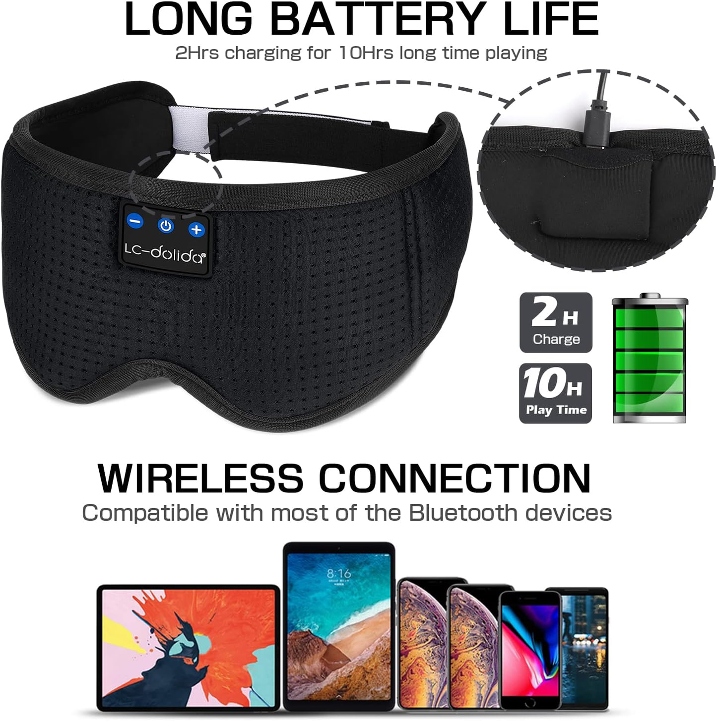 DreamBand™ - Bluetooth Sleeping Mask 2.0